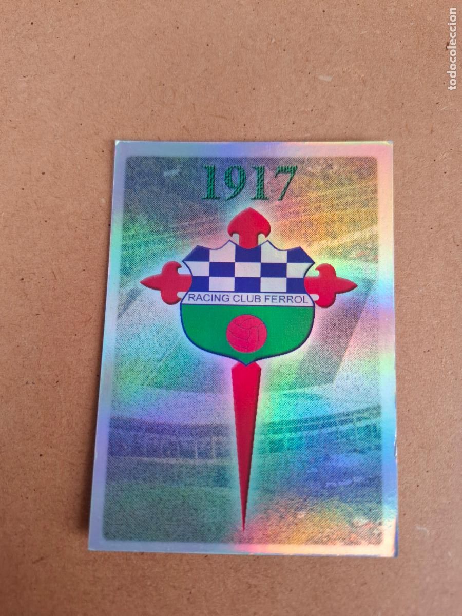 Cromos de F&uacute;tbol: MUNDICROMO 2005 2006 05 06 - 585 ESCUDO ( BRILLO ) / EQUIPO - RACING FERROL