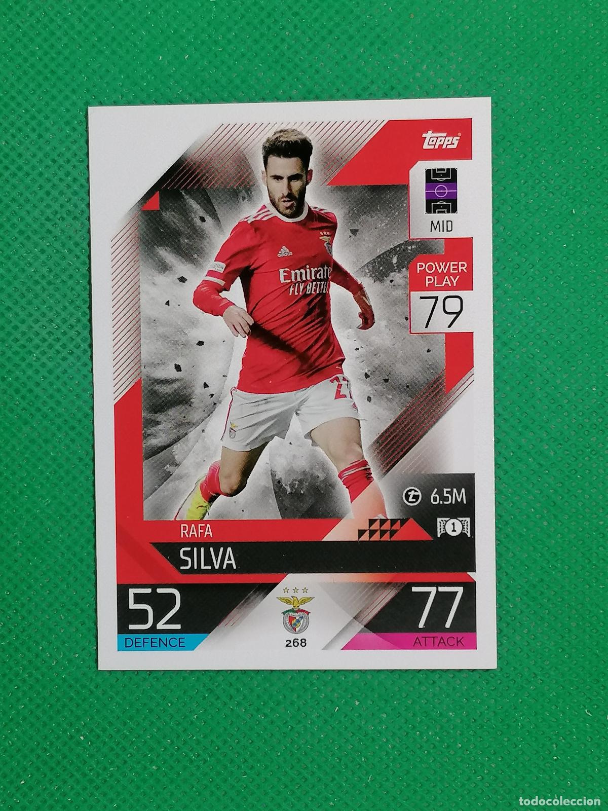 Cromos de F&uacute;tbol: 268 RAFA SILVA BENFICA ⚽ TOPPS MATCH ATTAX CHAMPIONS 2022 2023 22 23 ⚽