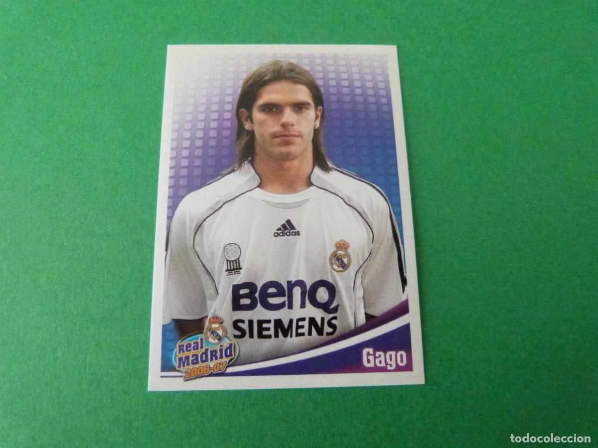 Cromos de F&uacute;tbol: CROMO FUTBOL GAGO REAL MADRID C.F. SIN PEGAR N&ordm; 91 ALBUM REAL MADRID C.F. 2006-2007/06-07 PANINI