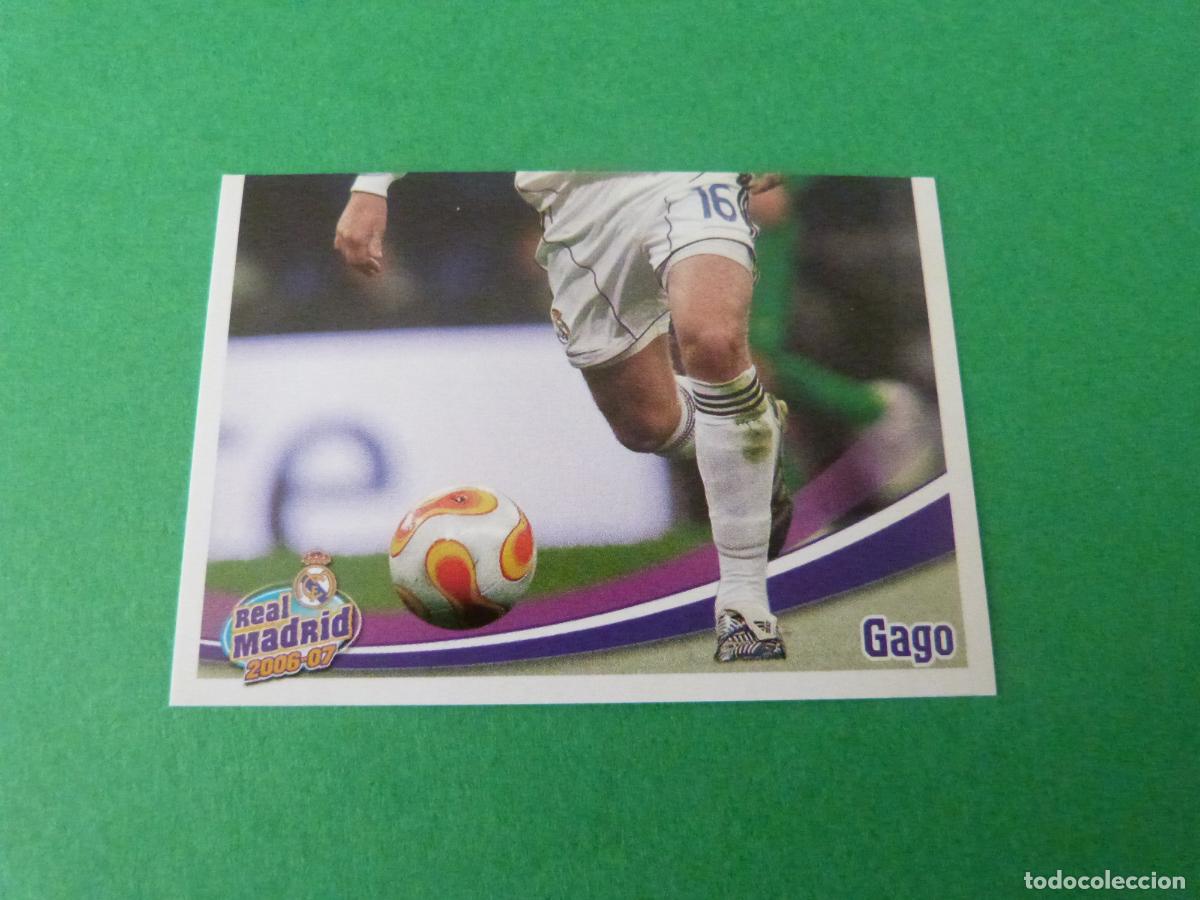 Cromos de F&uacute;tbol: CROMO FUTBOL GAGO REAL MADRID C.F. SIN PEGAR N&ordm; 93 ALBUM REAL MADRID C.F. 2006-2007/06-07 PANINI