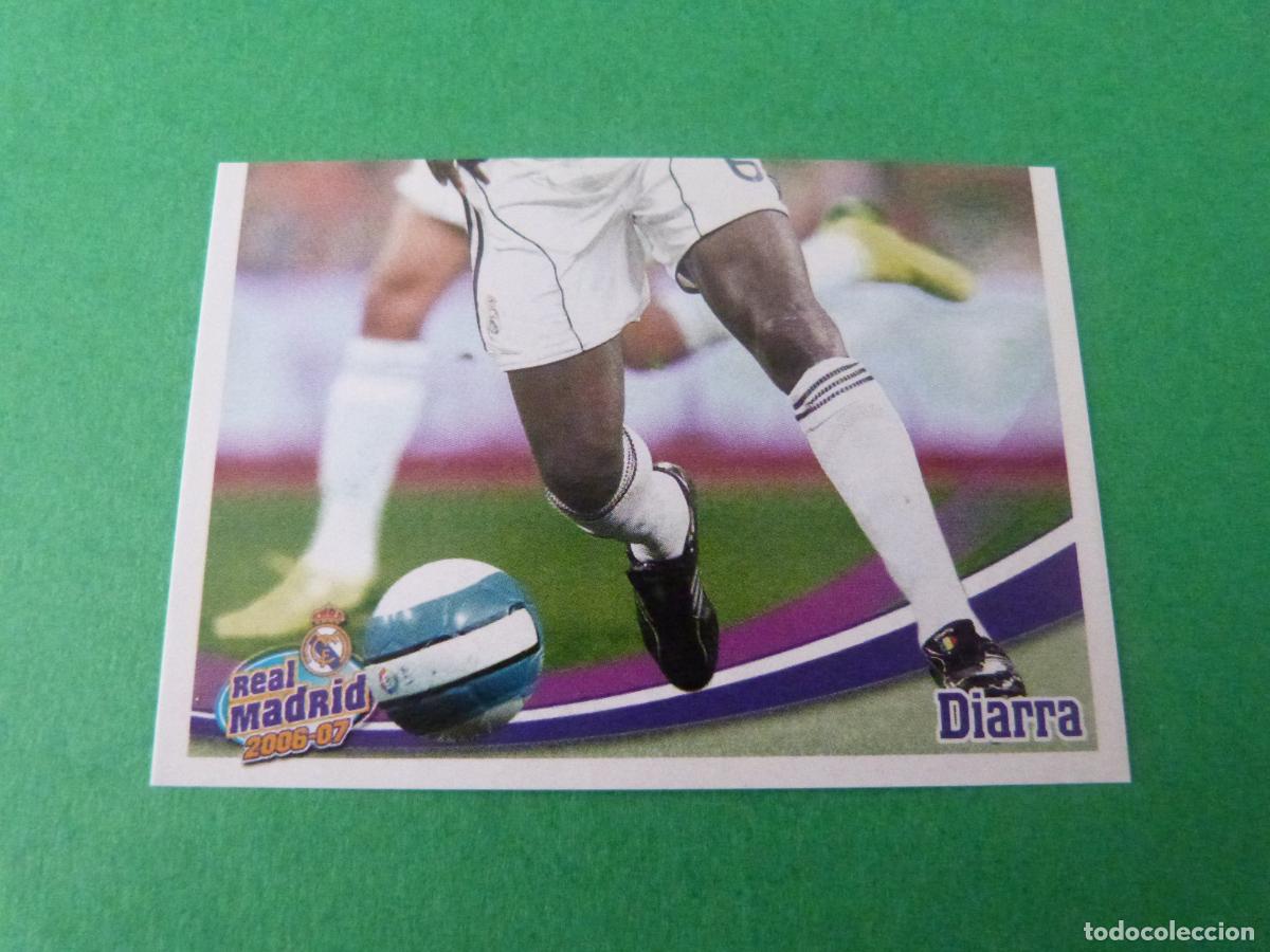 Cromos de F&uacute;tbol: CROMO FUTBOL DIARRA REAL MADRID C.F. SIN PEGAR N&ordm; 99 ALBUM REAL MADRID C.F. 2006-2007/06-07 PANINI