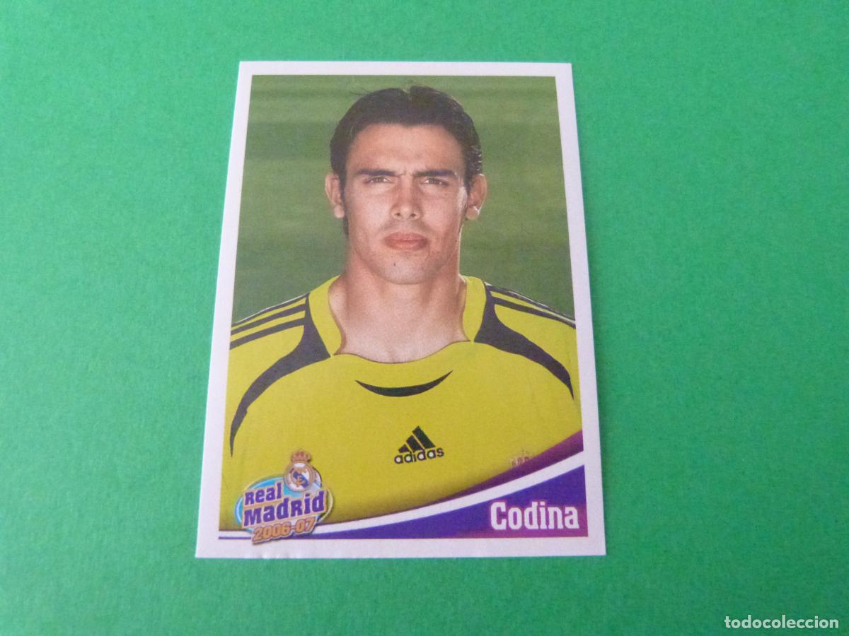 Cromos de F&uacute;tbol: CROMO FUTBOL CODINA REAL MADRID C.F. SIN PEGAR N&ordm; 158 ALBUM REAL MADRID C.F. 2006-2007/06-07 PANINI