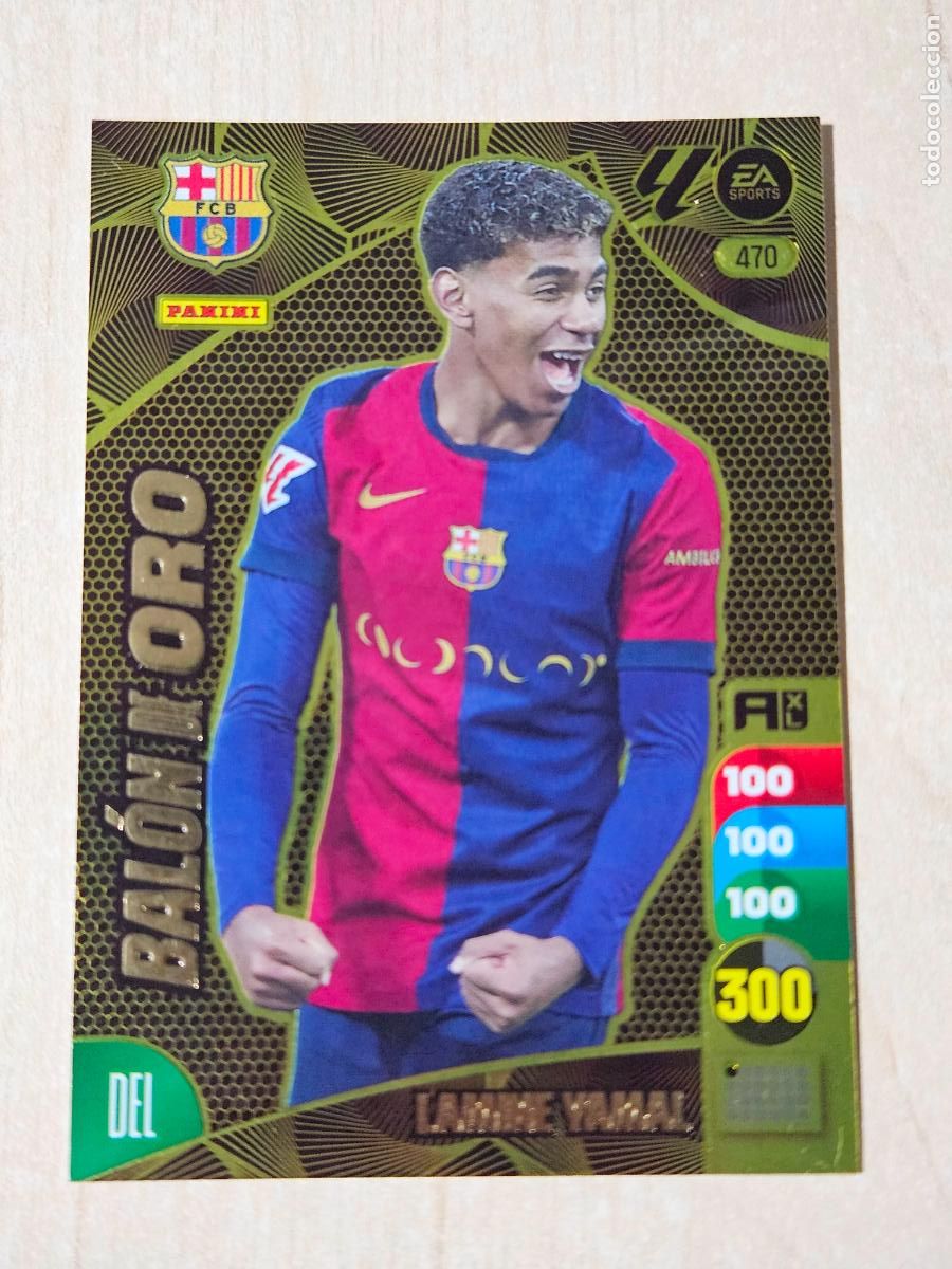 Cromos de F&uacute;tbol: FICHA N&ordm; 470 LAMINE YAMAL - ADRENALYN 24 25 - PANINI 2024 - 25 - CROMO - BALON DE ORO