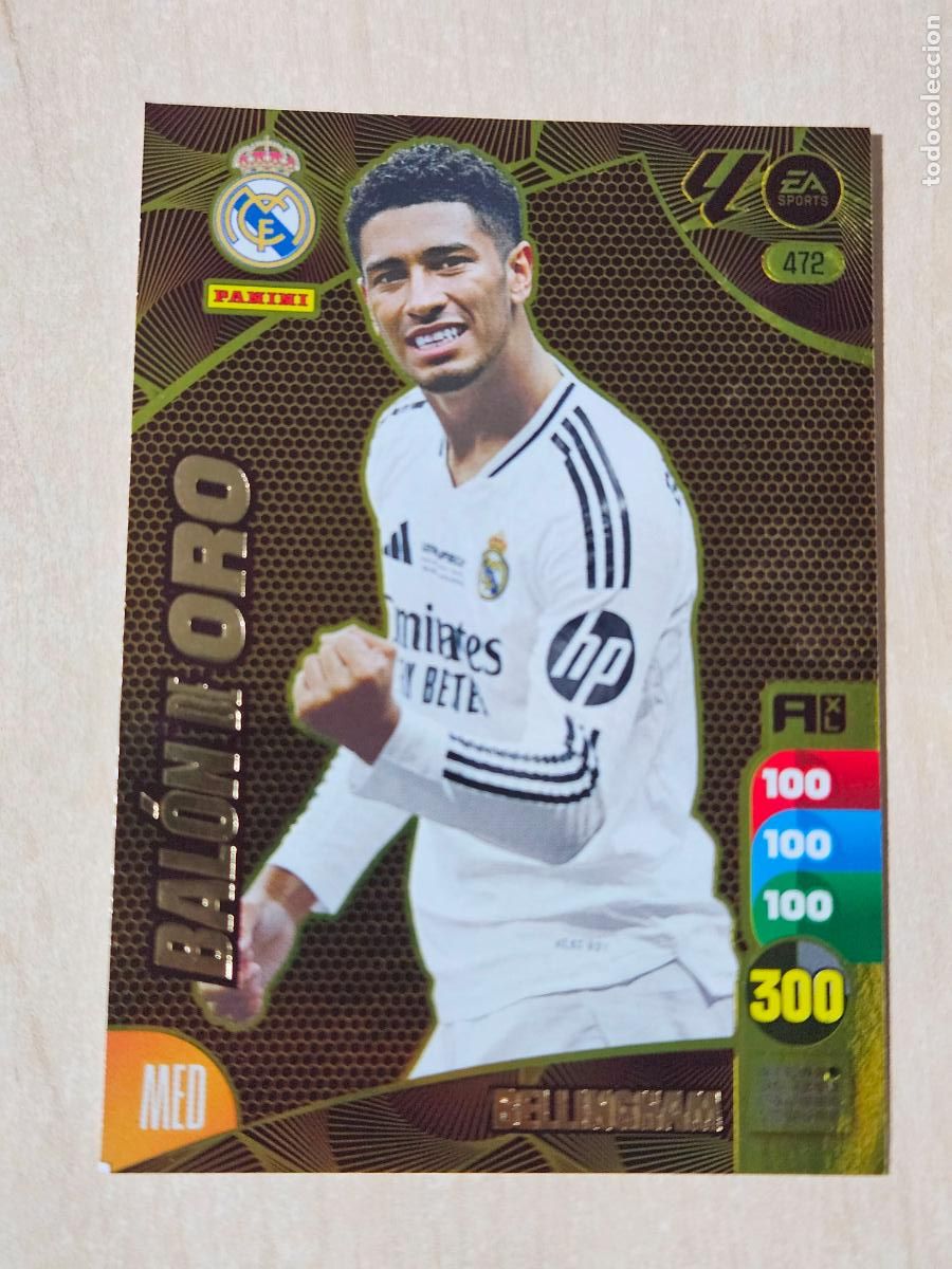 Cromos de F&uacute;tbol: FICHA N&ordm; 472 BELLINGHAM - ADRENALYN 24 25 - PANINI 2024 - 25 - CROMO - BALON DE ORO