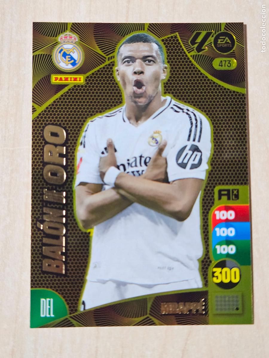 Cromos de F&uacute;tbol: FICHA N&ordm; 473 MBAPPE - ADRENALYN 24 25 - PANINI 2024 - 25 - CROMO - BALON DE ORO