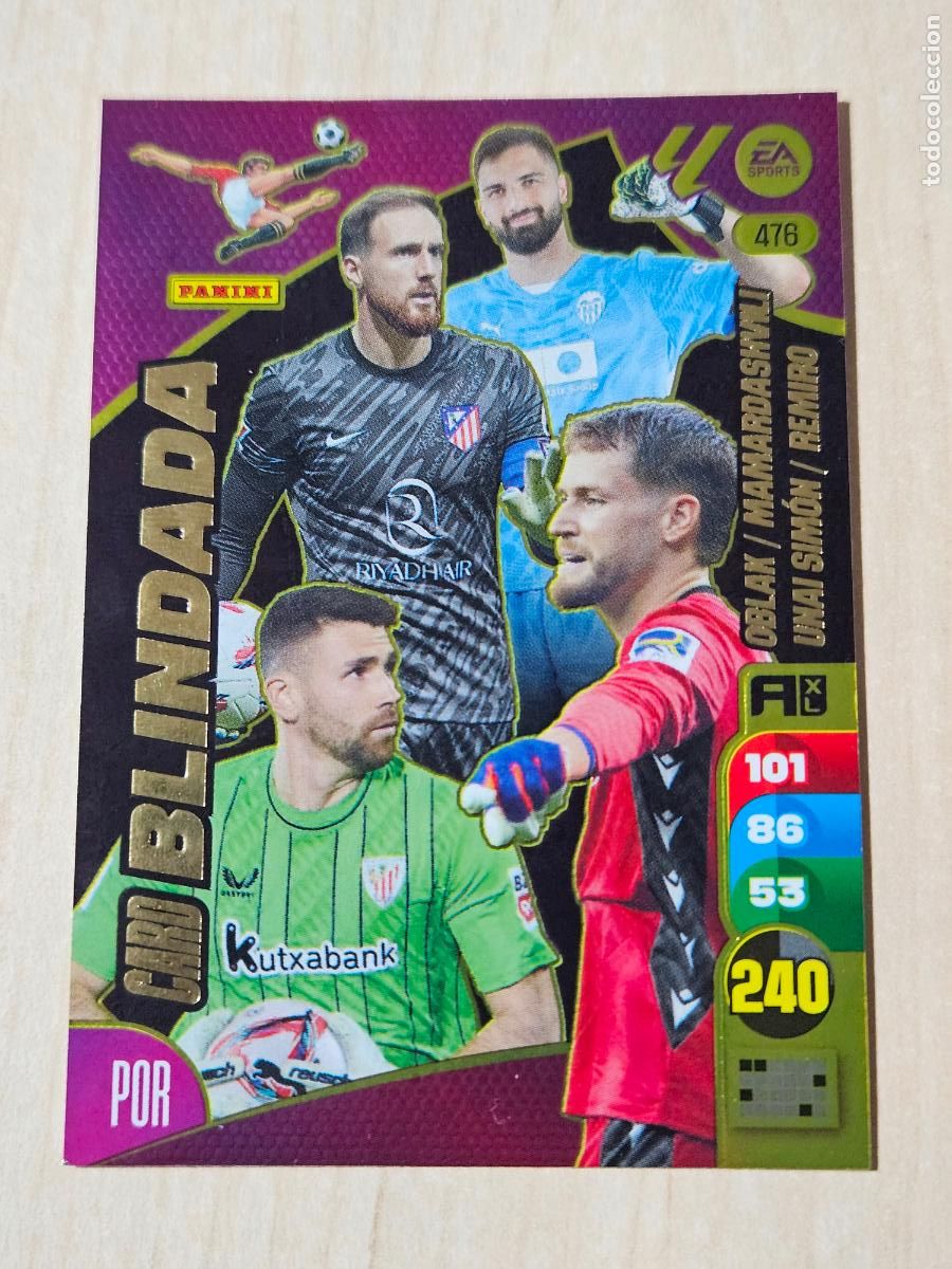 Cromos de F&uacute;tbol: FICHA N&ordm; 476 BLINDADA - ADRENALYN 24 25 - PANINI 2024 - 25 - CROMO -