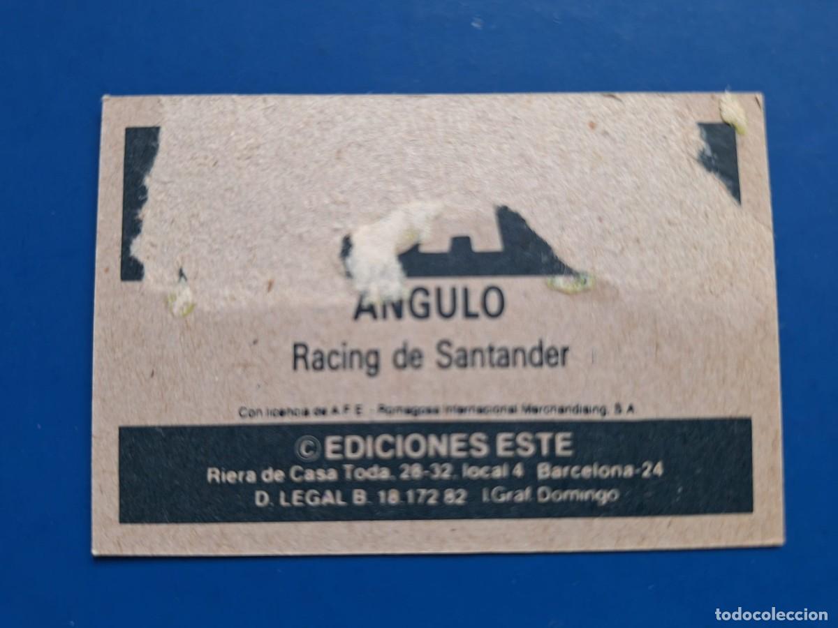 Cromos de f&uacute;tbol: Este 82 83 1982 1983 Angulo Racing de Santander - Foto 2