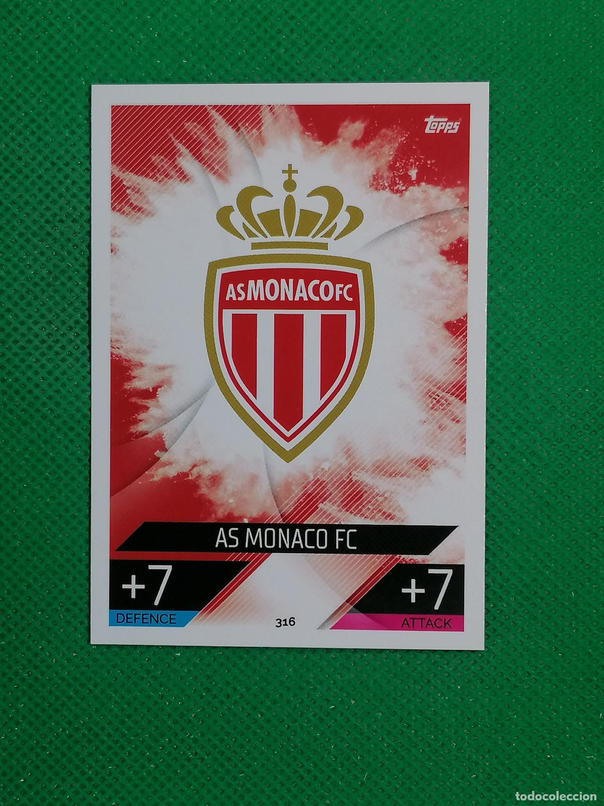 Cromos de F&uacute;tbol: 316 ESCUDO MONACO ⚽ TOPPS MATCH ATTAX CHAMPIONS 2022 2023 22 23 ⚽