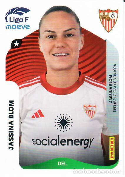 Cromos de F&uacute;tbol: CROMO PANINI LIGA FEMENINA F 2025-26 (25 - 26) - N&ordm; 317 A - JASSINA BLOM - SEVILLA