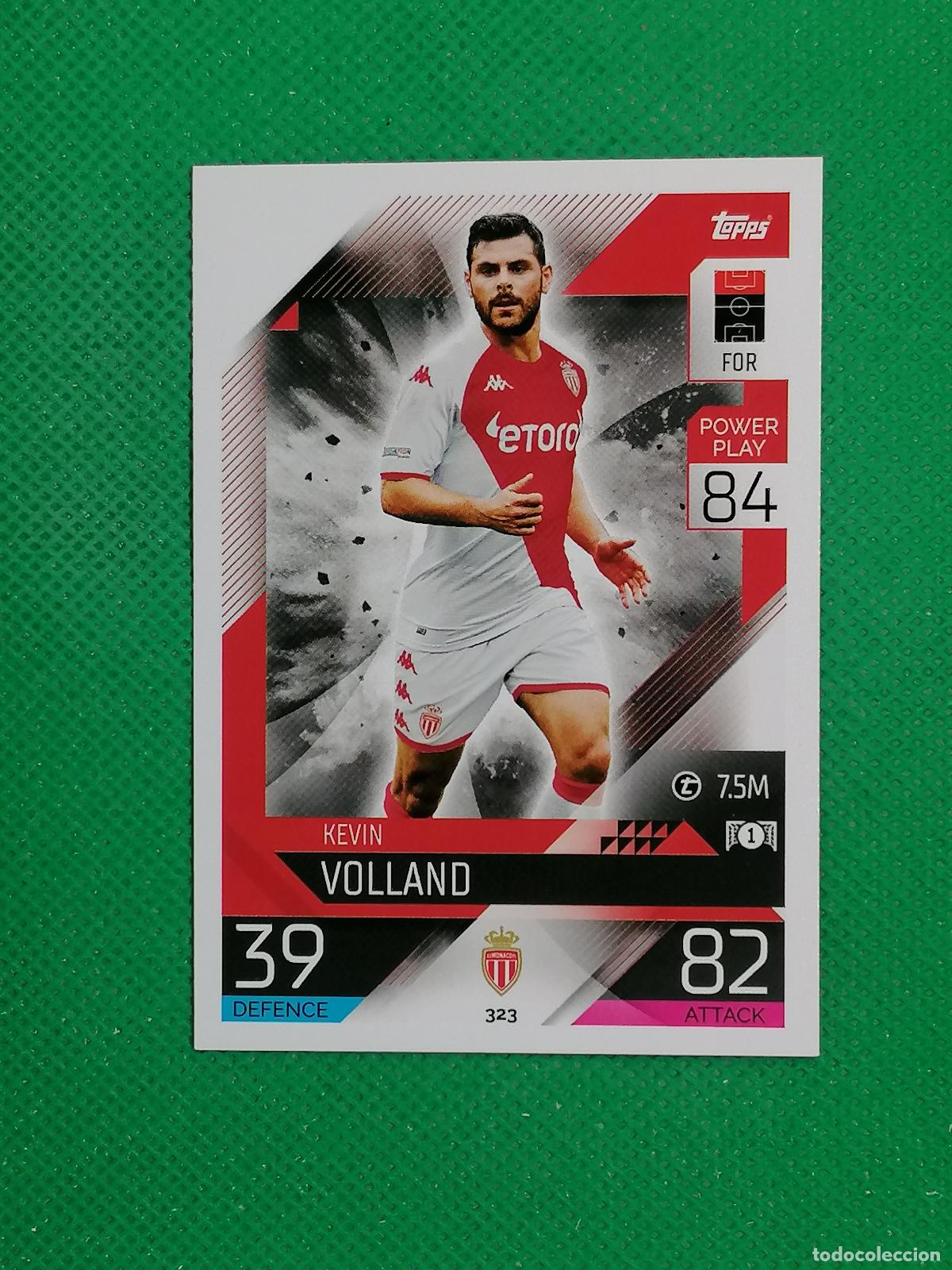Cromos de F&uacute;tbol: 323 KEVIN VOLLAND MONACO ⚽ TOPPS MATCH ATTAX CHAMPIONS 2022 2023 22 23 ⚽