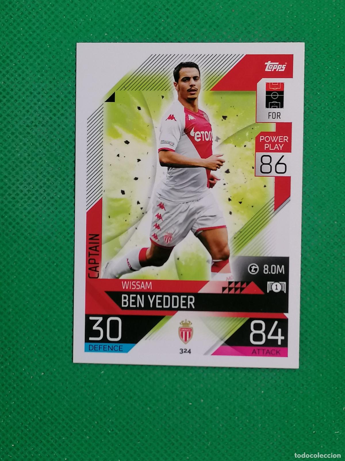 Cromos de F&uacute;tbol: 324 WISSAM BEN YEDDER MONACO ⚽ TOPPS MATCH ATTAX CHAMPIONS 2022 2023 22 23 ⚽