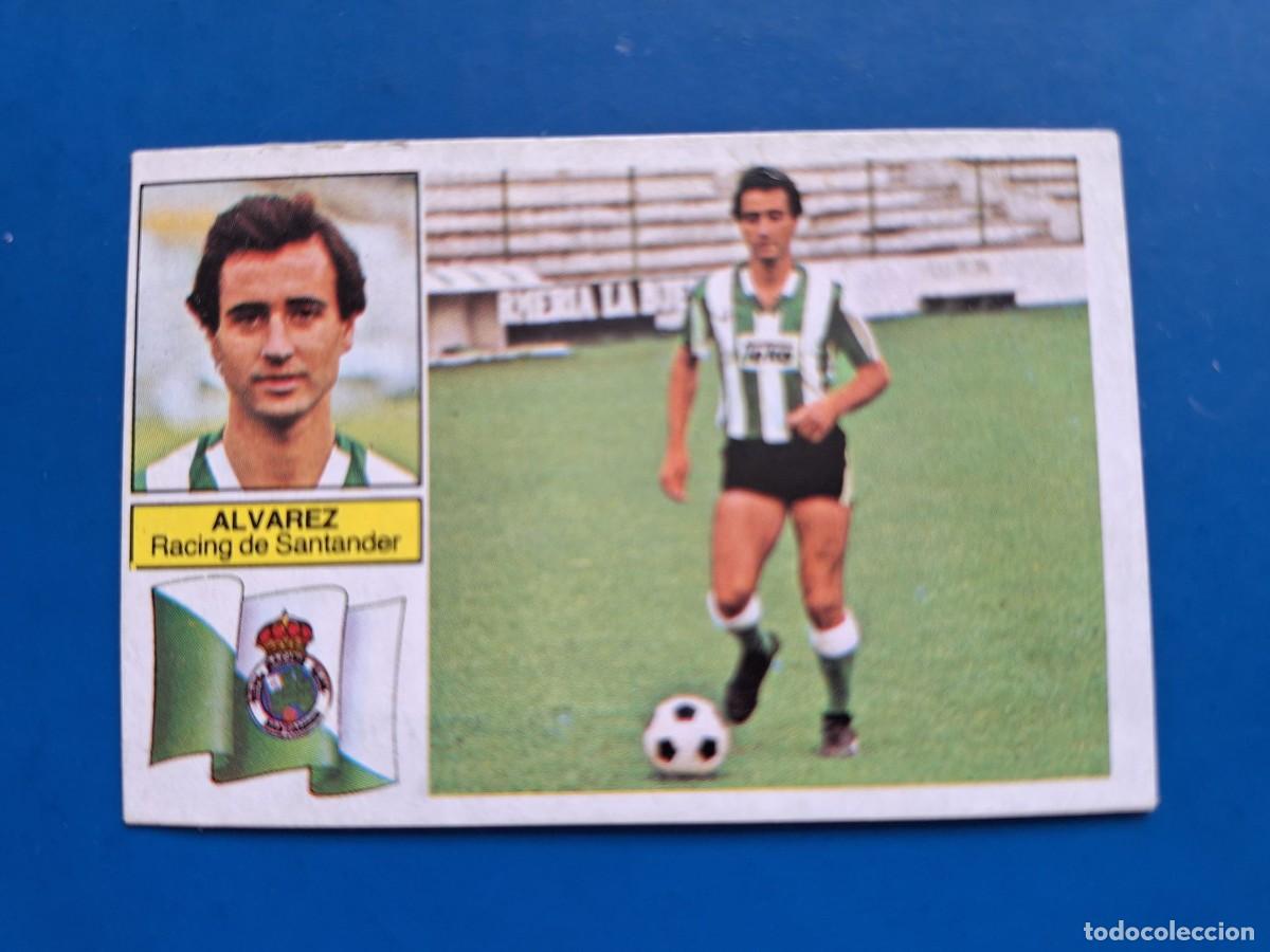 Football Stickers: Este 82 83 1982 1983 Alvarez Racing de Santander ultimos fichajes UF 21 fichaje