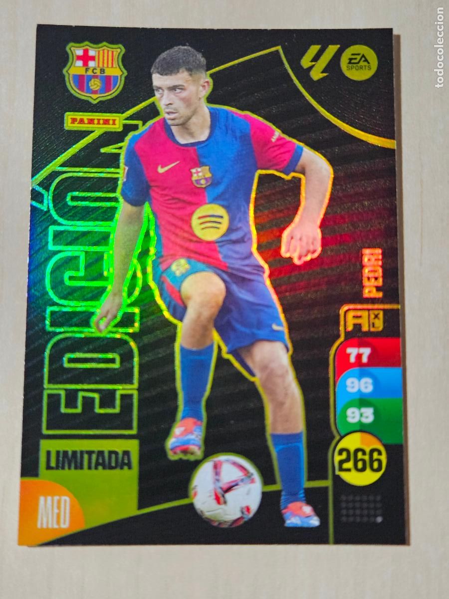 Figurine di Calcio: FICHA PEDRI - ADRENALYN 24 25 - PANINI 2024 - 25 - CROMO - EDICION LIMITADA