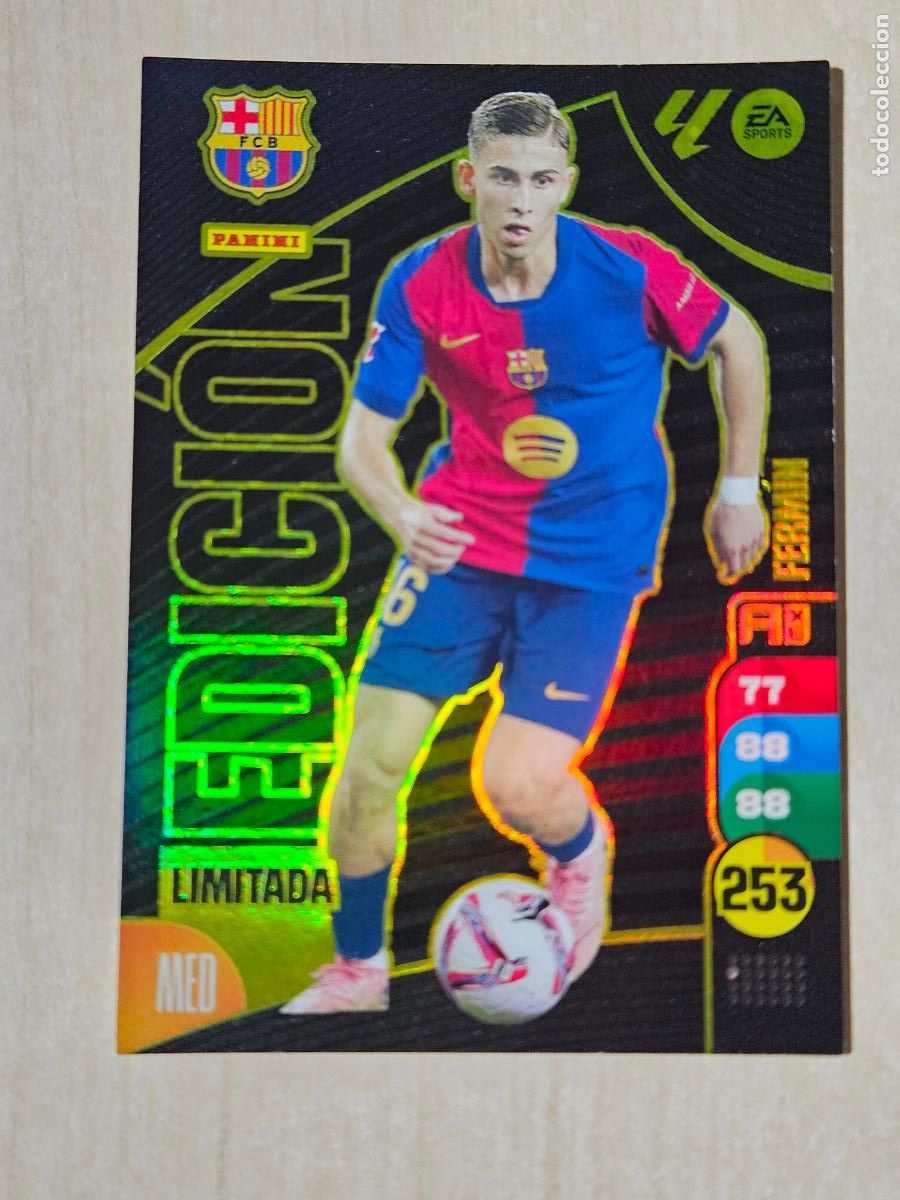 Cromos de F&uacute;tbol: FICHA FERMIN - ADRENALYN 24 25 - PANINI 2024 - 25 - CROMO - EDICION LIMITADA