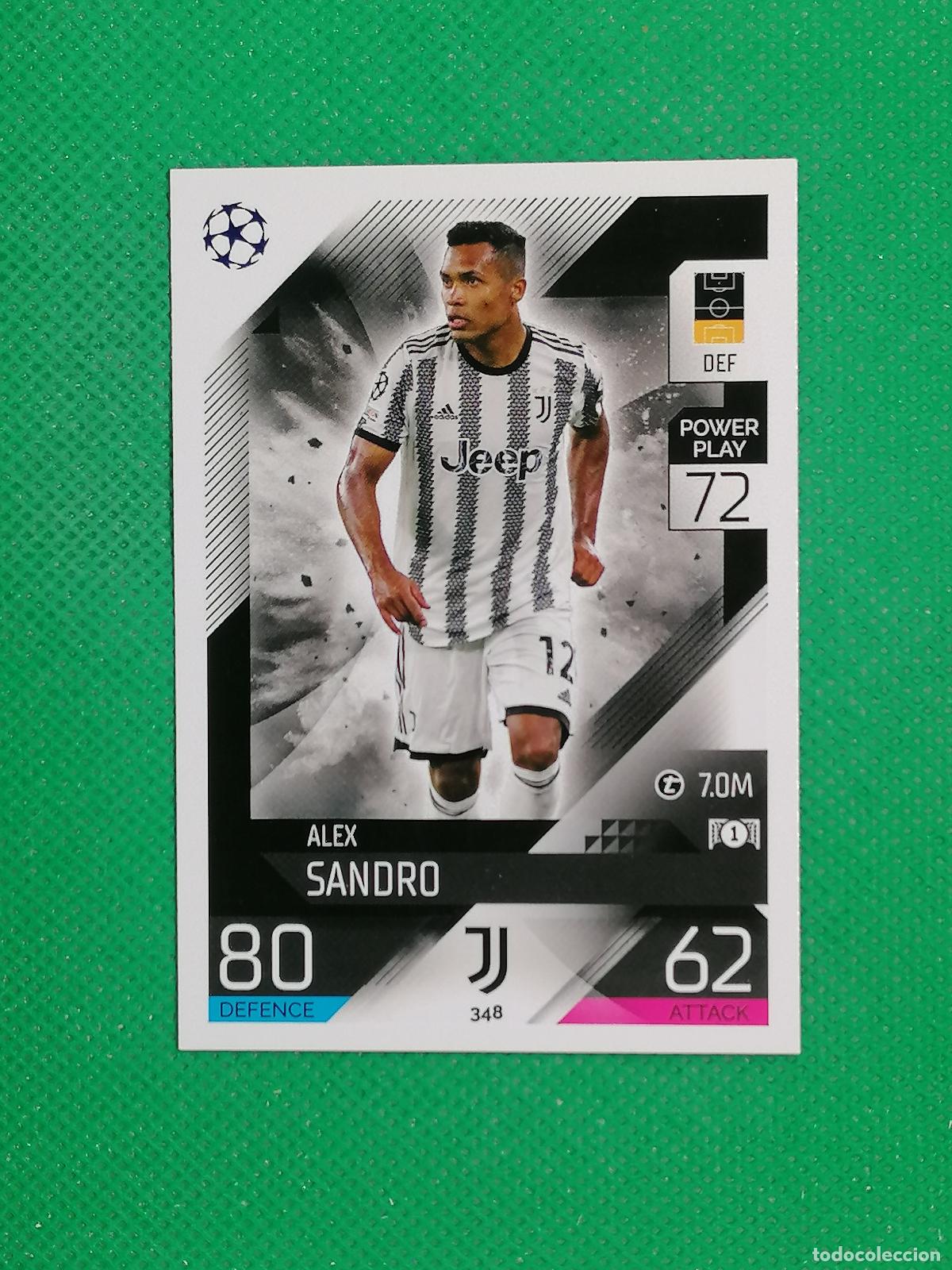 Cromos de F&uacute;tbol: 348 ALEX SANDRO JUVENTUS ⚽ TOPPS MATCH ATTAX CHAMPIONS 2022 2023 22 23 ⚽
