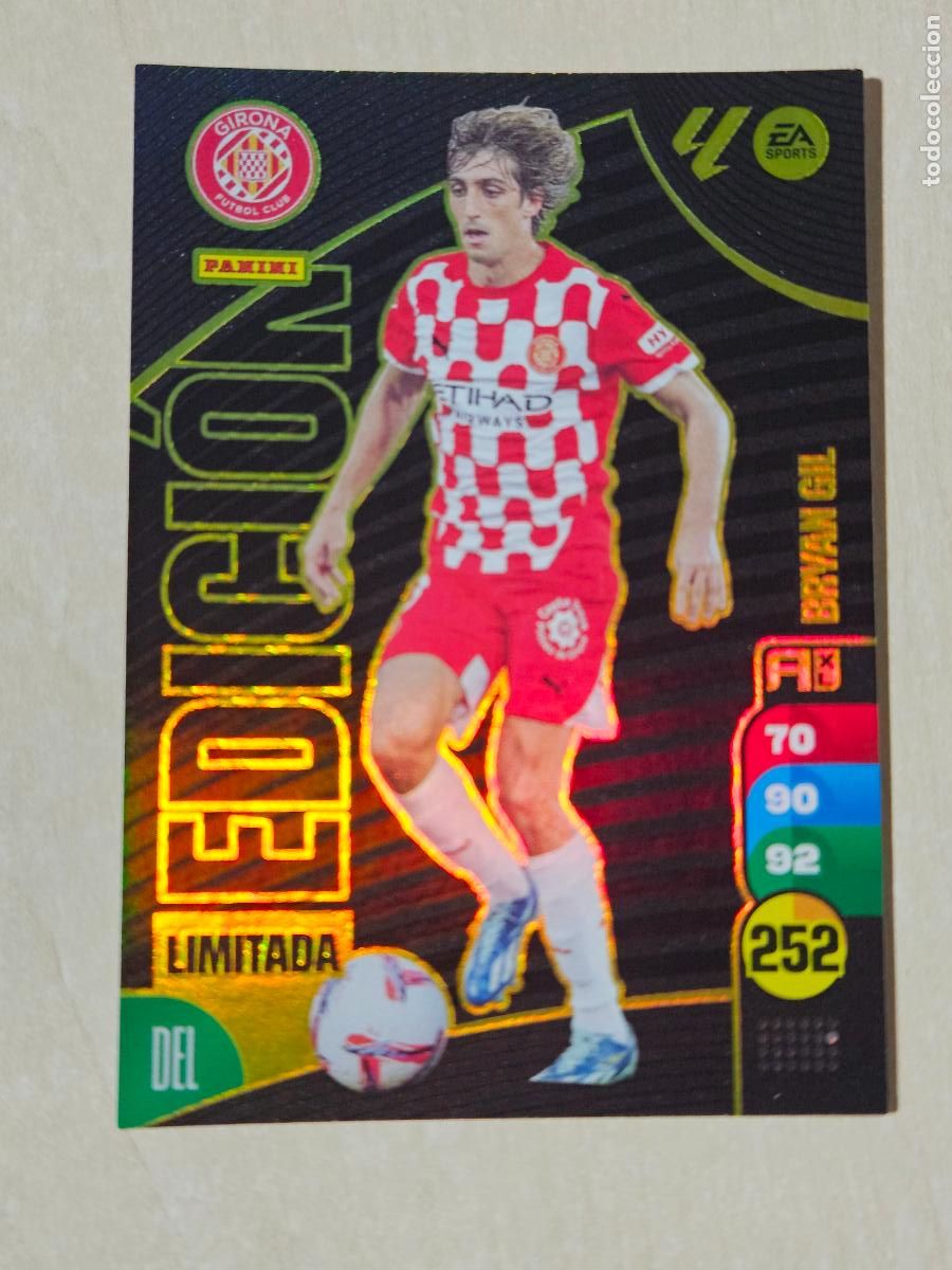 Cromos de F&uacute;tbol: FICHA BRYAN GIL - ADRENALYN 24 25 - PANINI 2024 - 25 - CROMO - EDICION LIMITADA