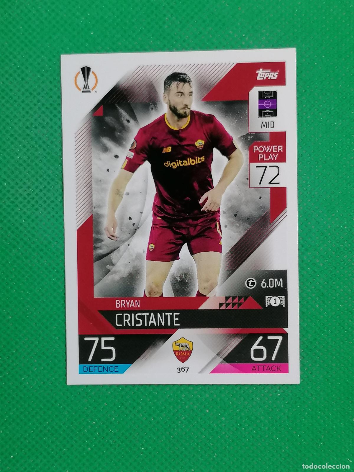 Fu&szlig;ball-Sticker: 367 BRYAN CRISTANTE ROMA ⚽ TOPPS MATCH ATTAX CHAMPIONS 2022 2023 22 23 ⚽