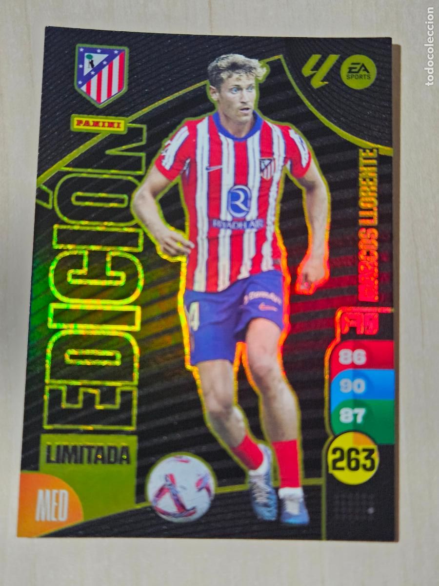 Fu&szlig;ball-Sticker: FICHA MARCOS LLORENTE - ADRENALYN 24 25 - PANINI 2024 - 25 - CROMO - EDICION LIMITADA