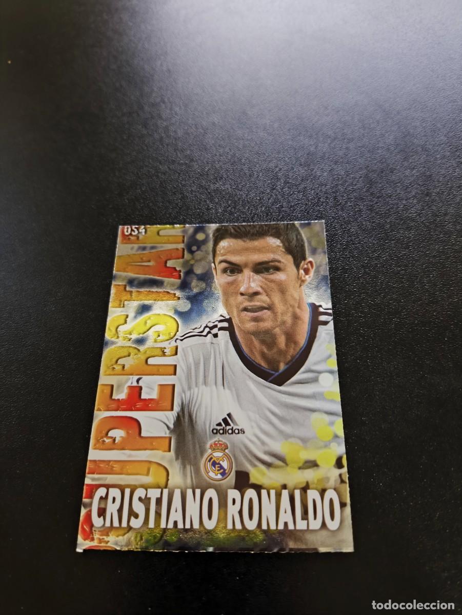 Football Stickers: 54 RONALDO SUPERSTAR FONDO BRILLO LISO REAL MADRID MUNDICROMO LIGA 2013 2014 13 14 NO PANINI ESTE