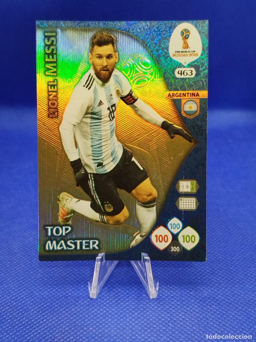 Cromos de F&uacute;tbol: #463 LIONEL MESSI ARGENTINA 2018 PANINI FIFA WORLD CUP RUSSIA ADRENALYN XL &rdquo;TOP MASTER&rdquo;