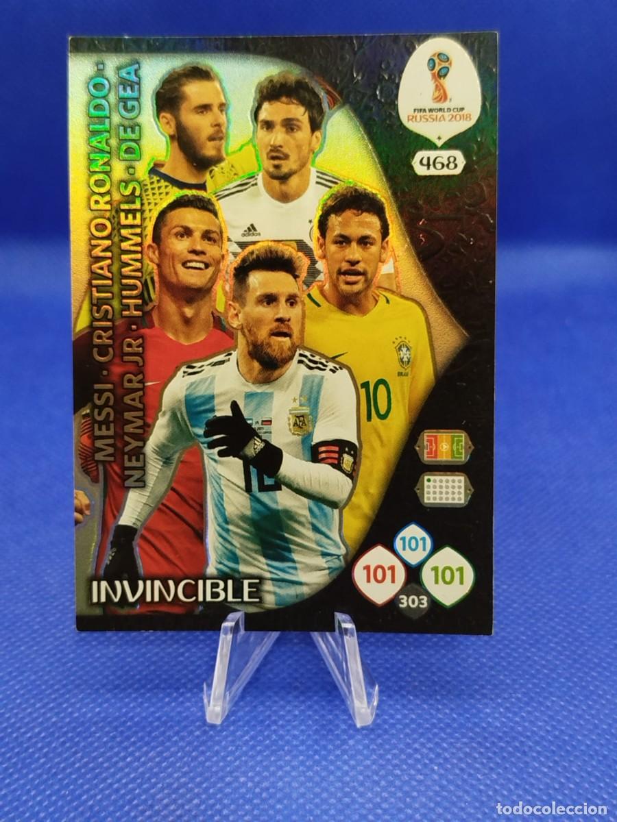 Cromos de F&uacute;tbol: #468 LIONEL MESSI ARGENTINA 2018 PANINI FIFA WORLD CUP RUSSIA &rdquo;INVINCIBLE&rdquo;