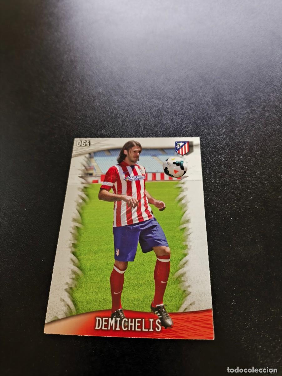 Cromos de F&uacute;tbol: 64 Demichelis ATLETICO DE MADRID BRILLO LETRAS MUNDICROMO LIGA 2013 2014 13 14 NO PANINI ESTE