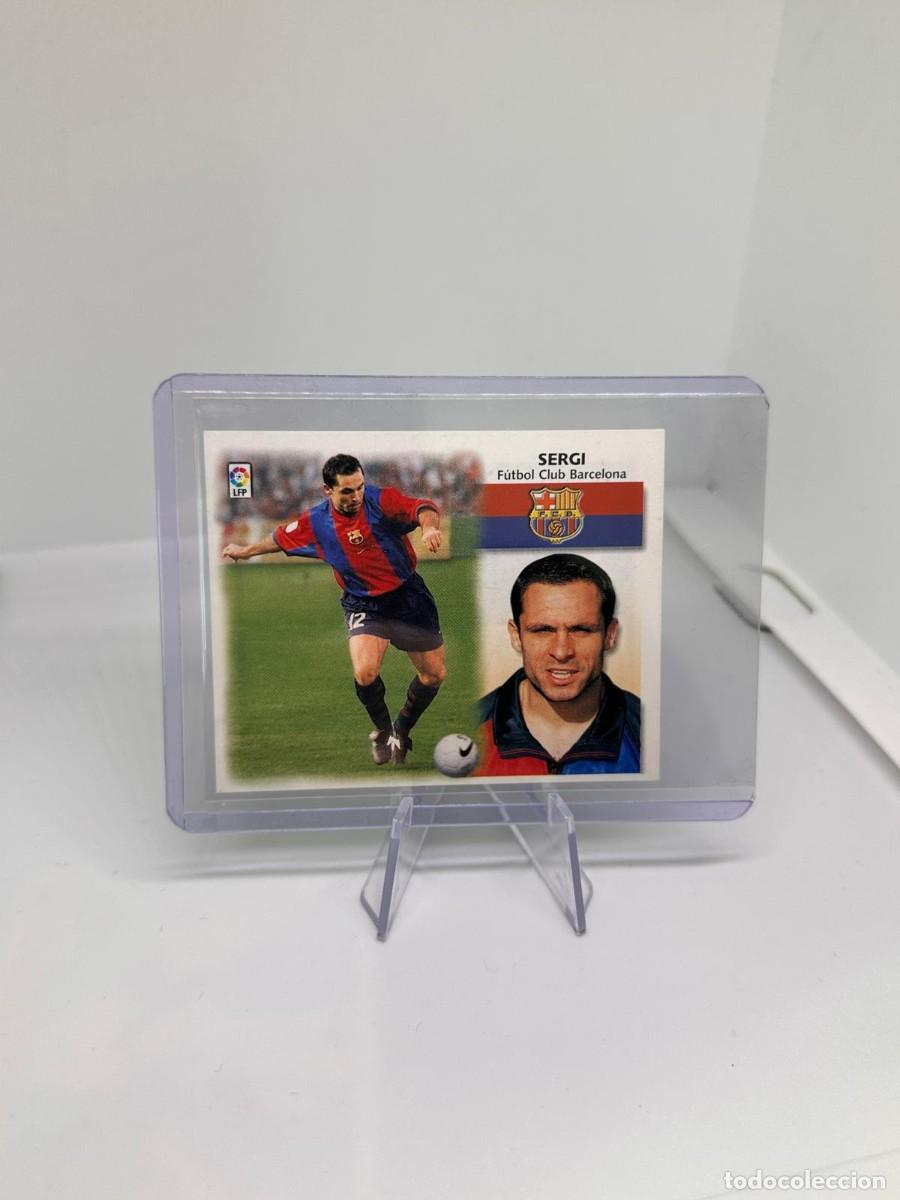 Cromos de F&uacute;tbol: Sergi FC Barcelona Liga Este 99 00 1999 2000