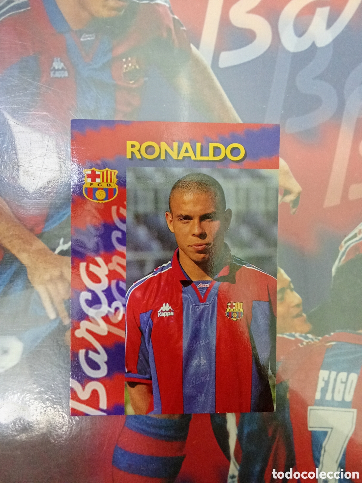 Cromos de F&uacute;tbol: COLECCION OFICIAL BARCELONA 1996 1997 96-97 PANINI N 20 RONALDO NAZARIO. NUEVO DE SOBRE