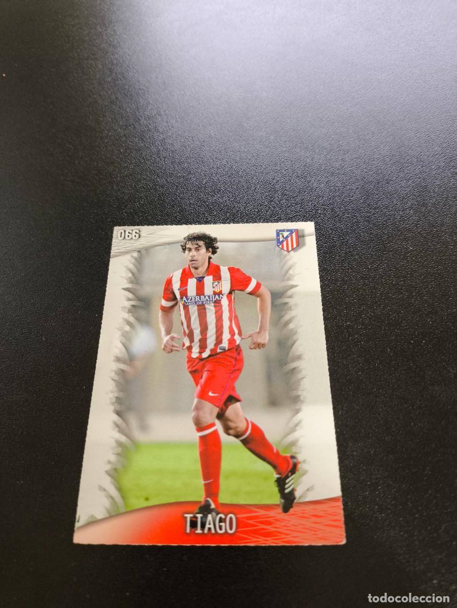 Cromos de F&uacute;tbol: 66 Tiago Mendes ATLETICO DE MADRID BRILLO LETRAS MUNDICROMO LIGA 2013 2014 13 14 NO PANINI ESTE