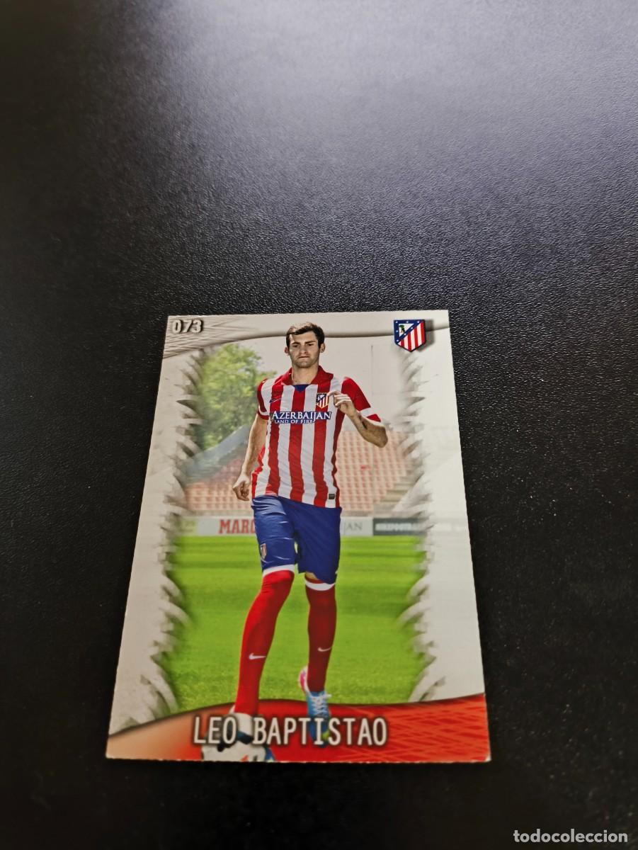 Cromos de F&uacute;tbol: 73 Leo Baptistao ATLETICO DE MADRID BRILLO LETRAS MUNDICROMO LIGA 2013 2014 13 14 NO PANINI ESTE