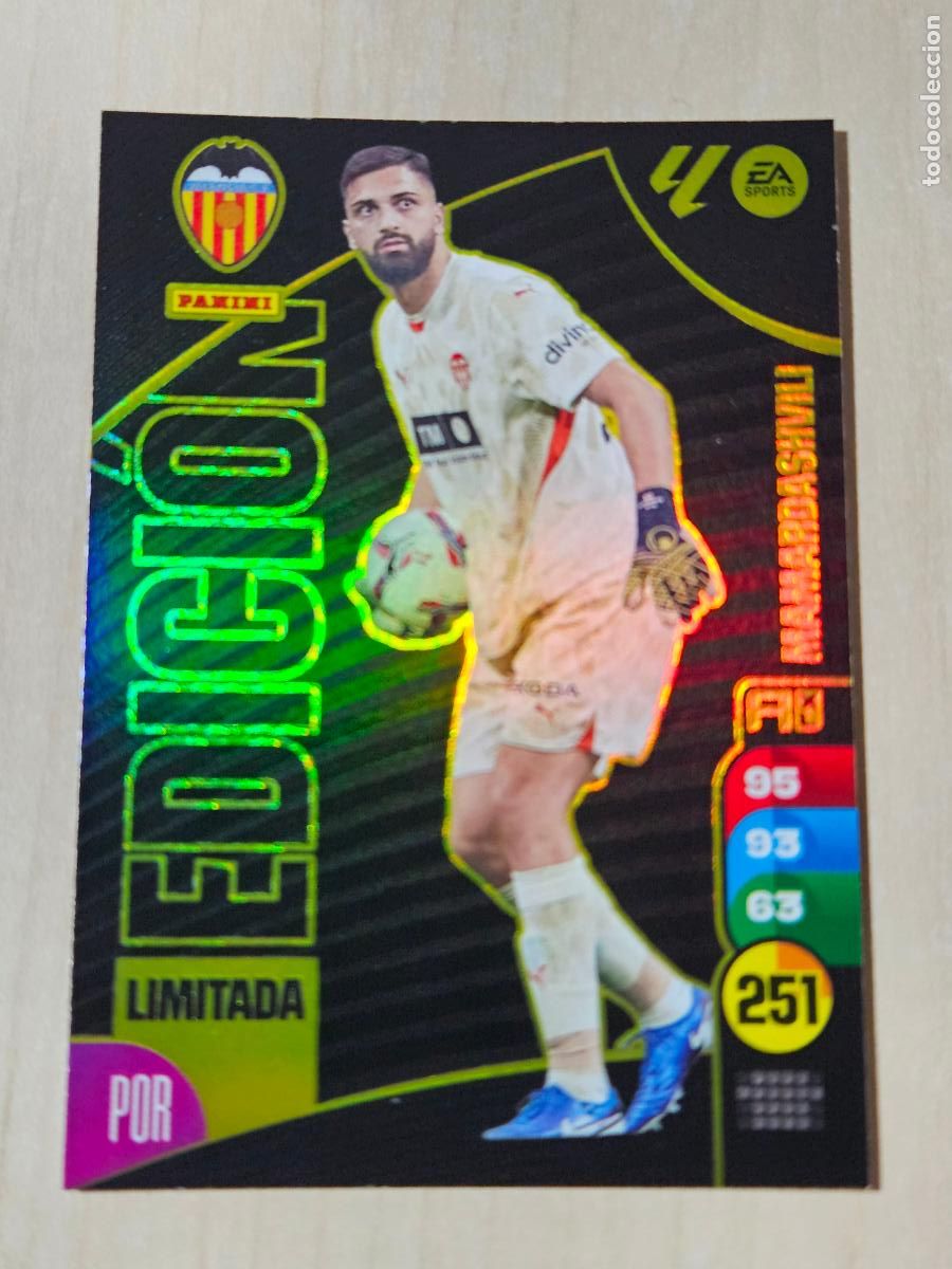 Cromos de F&uacute;tbol: FICHA MAMARDASHVILI - ADRENALYN 24 25 - PANINI 2024 - 25 - CROMO - EDICION LIMITADA