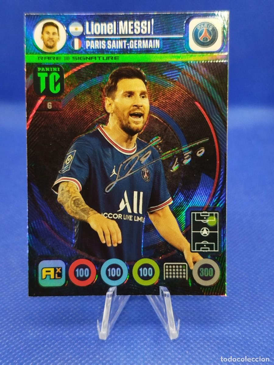Cromos de F&uacute;tbol: #6 LIONEL MESSI PSG 2022 PANINI TOP CLASS ADRENALYN XL &rdquo;RARE SIGNATURE AUTO&rdquo;