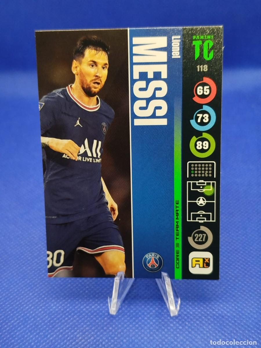 Cromos de F&uacute;tbol: #118 LIONEL MESSI PSG 2022 PANINI TOP CLASS ADRENALYN XL