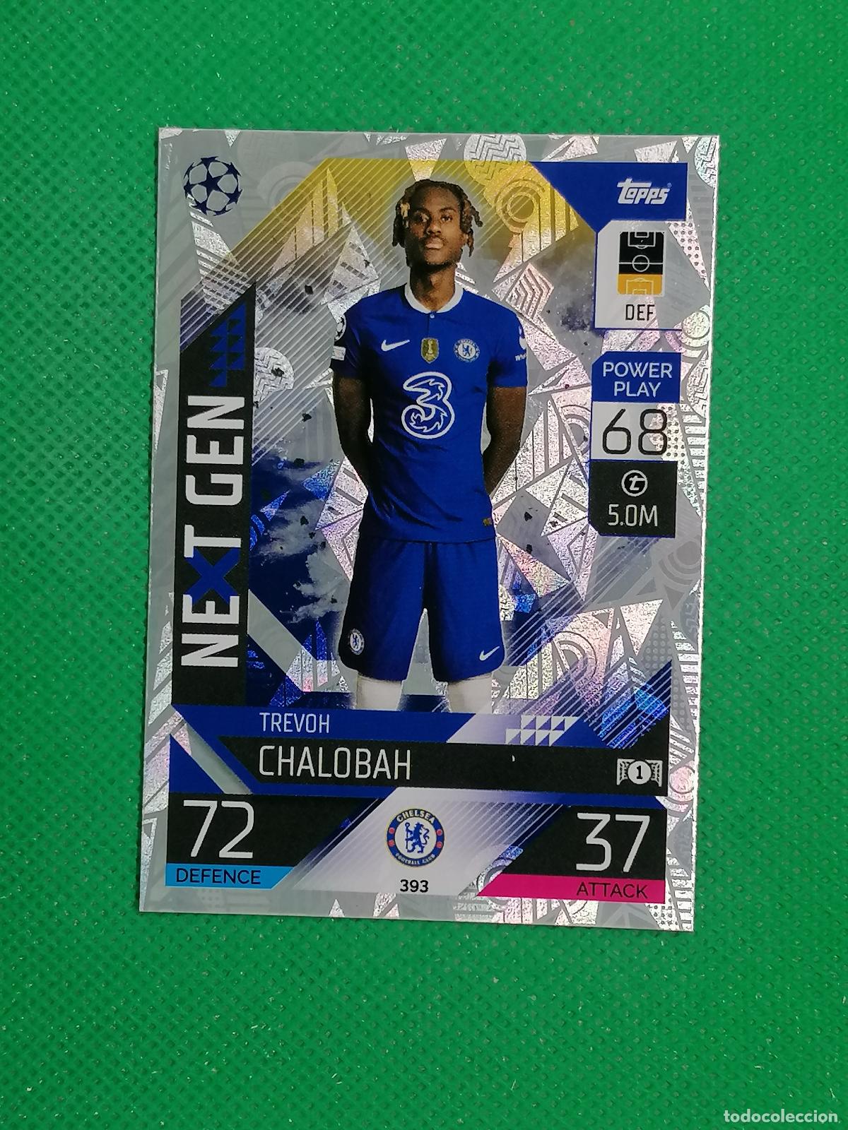 Cromos de F&uacute;tbol: 393 TREVOH CHALOBAH CHELSEA NEXT GEN ⚽ TOPPS MATCH ATTAX CHAMPIONS 2022 2023 22 23 ⚽