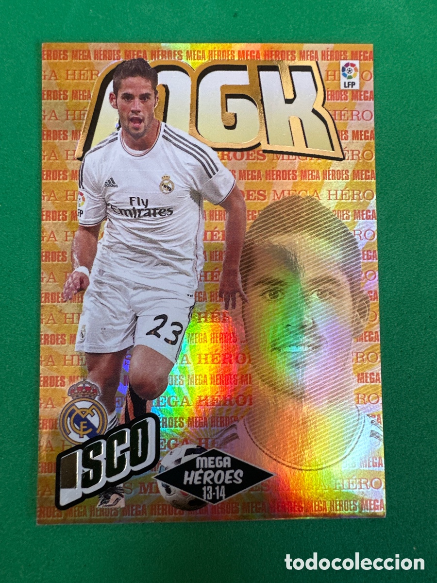Cromos de F&uacute;tbol: 380 BIS ISCO(R.MADRID) MEGACRACKS 2013-2014 13 14 PANINI TRADING CARD