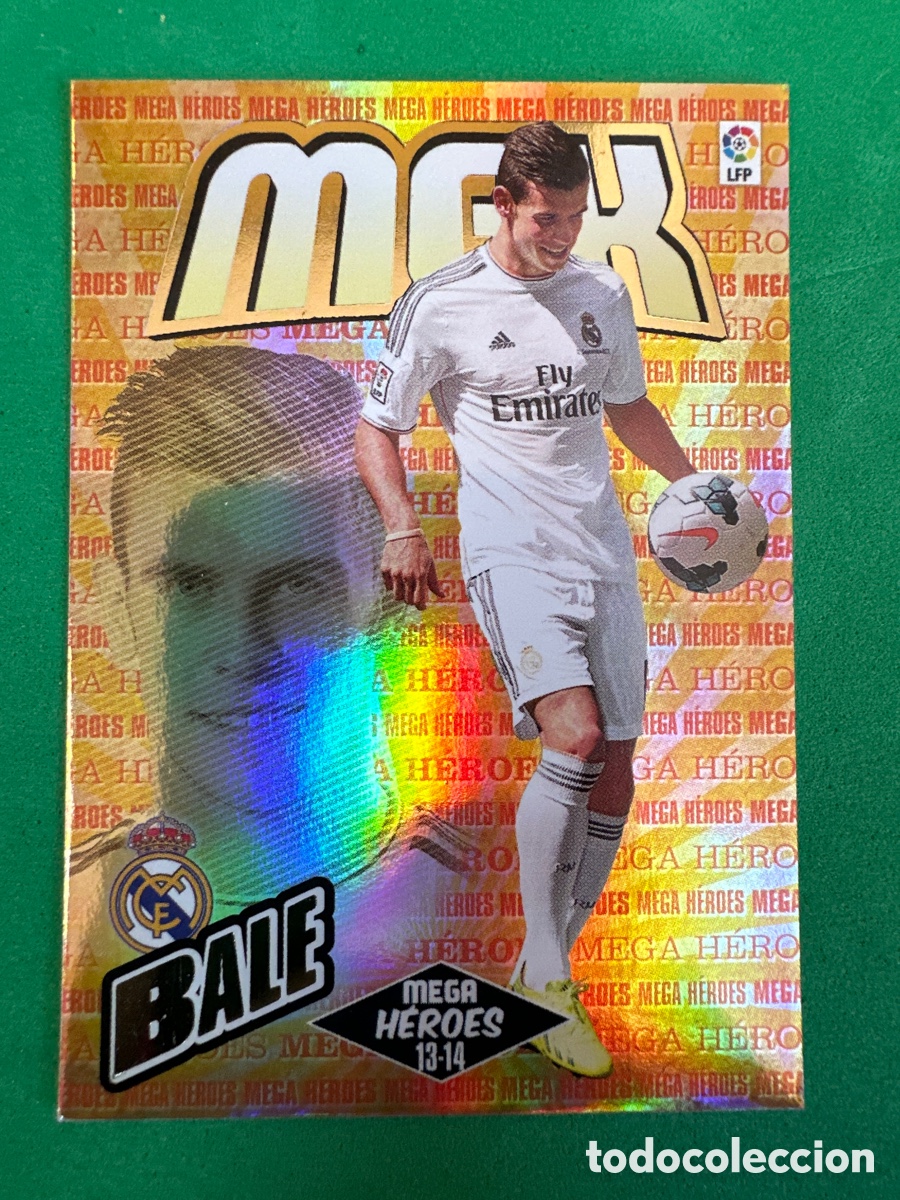 Fu&szlig;ball-Sticker: 384 BALE (R.MADRID) MEGACRACKS 2013-2014 13 14 PANINI TRADING CARD