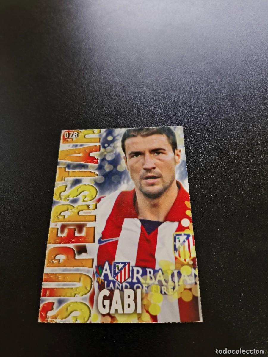 Football Stickers: 78 GABI ATLETICO DE MADRID FONDO MATE MUNDICROMO LIGA 2013 2014 13 14 NO PANINI ESTE
