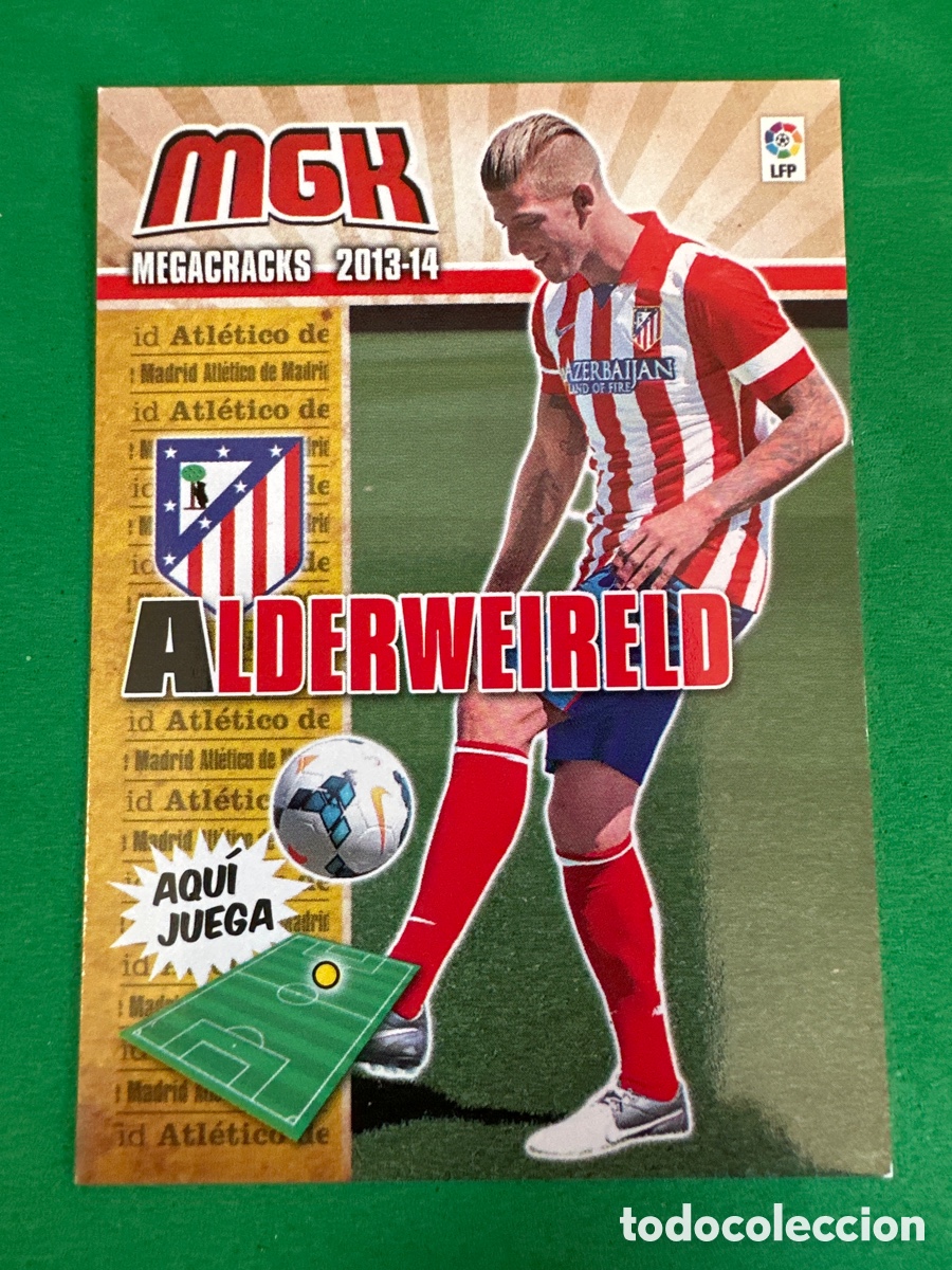 Cromos de Futebol: 469 BIS ALDERWEIRLD (AT.MADRID) MEGACRACKS 2013-2014 13 14 PANINI TRADING CARD