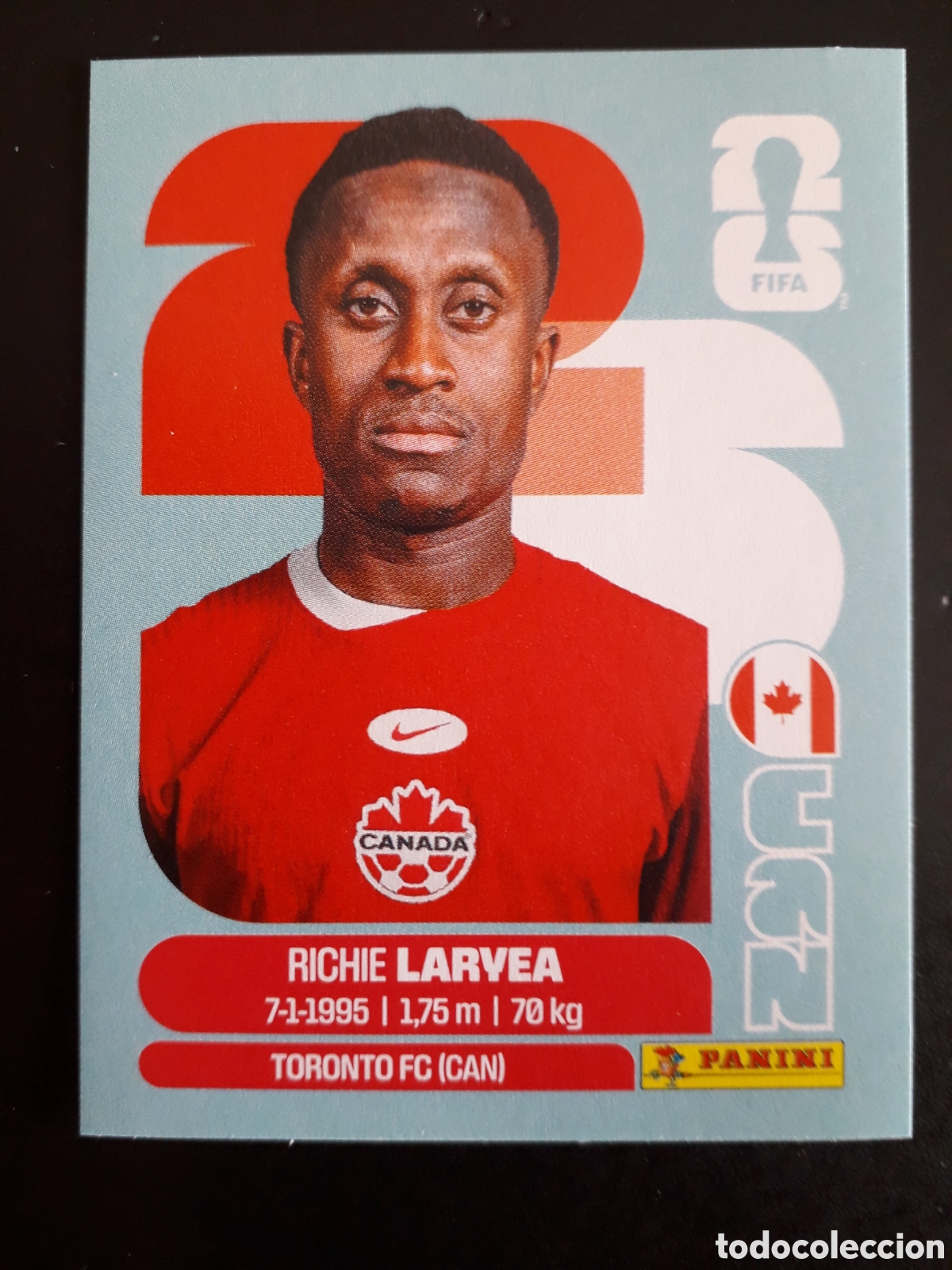 Football Stickers: LARVEA CANAD&Aacute; CAN 6 MUNDIAL F&Uacute;TBOL 2026 FIFA WORLD CUP PANINI SIN PEGAR PEDIDO M&Iacute;NIMO 3&euro;.