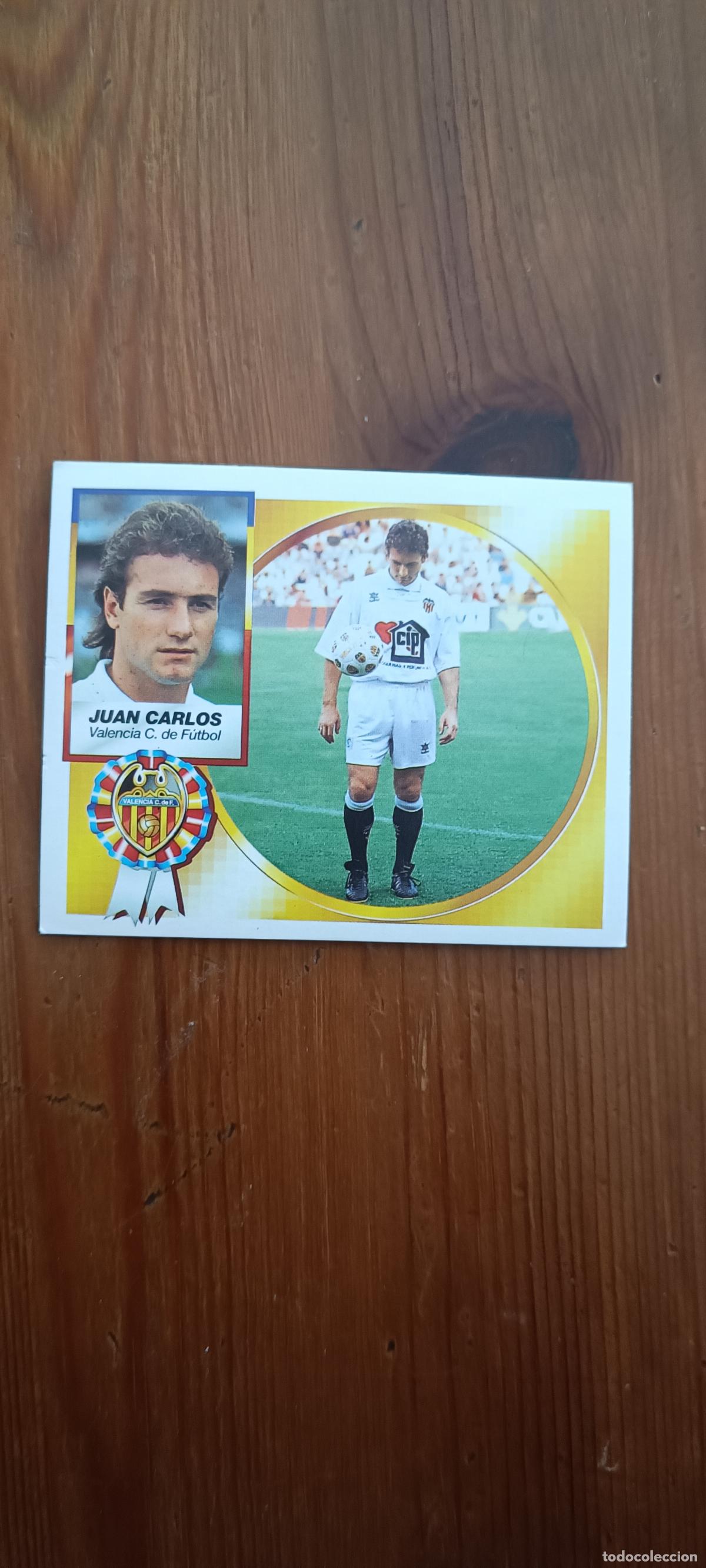 Cromos de F&uacute;tbol: JUAN CARLOS VALENCIA FICHAJE 14 VERSION LIGA ESTE 1994/95 94 95 NUNCA PEGADO SIN PEGAR