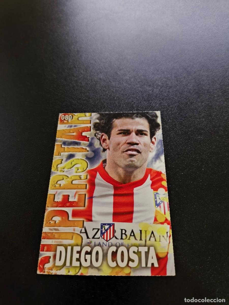 Cromos de F&uacute;tbol: 80 DIEGO COSTA ATLETICO DE MADRID FONDO MATE MUNDICROMO LIGA 2013 2014 13 14 NO PANINI ESTE