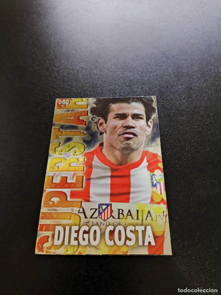 Cartes &agrave; collectionner de Football: 80 DIEGO COSTA ATLETICO DE MADRID BRILLO LISO MUNDICROMO LIGA 2013 2014 13 14 NO PANINI ESTE