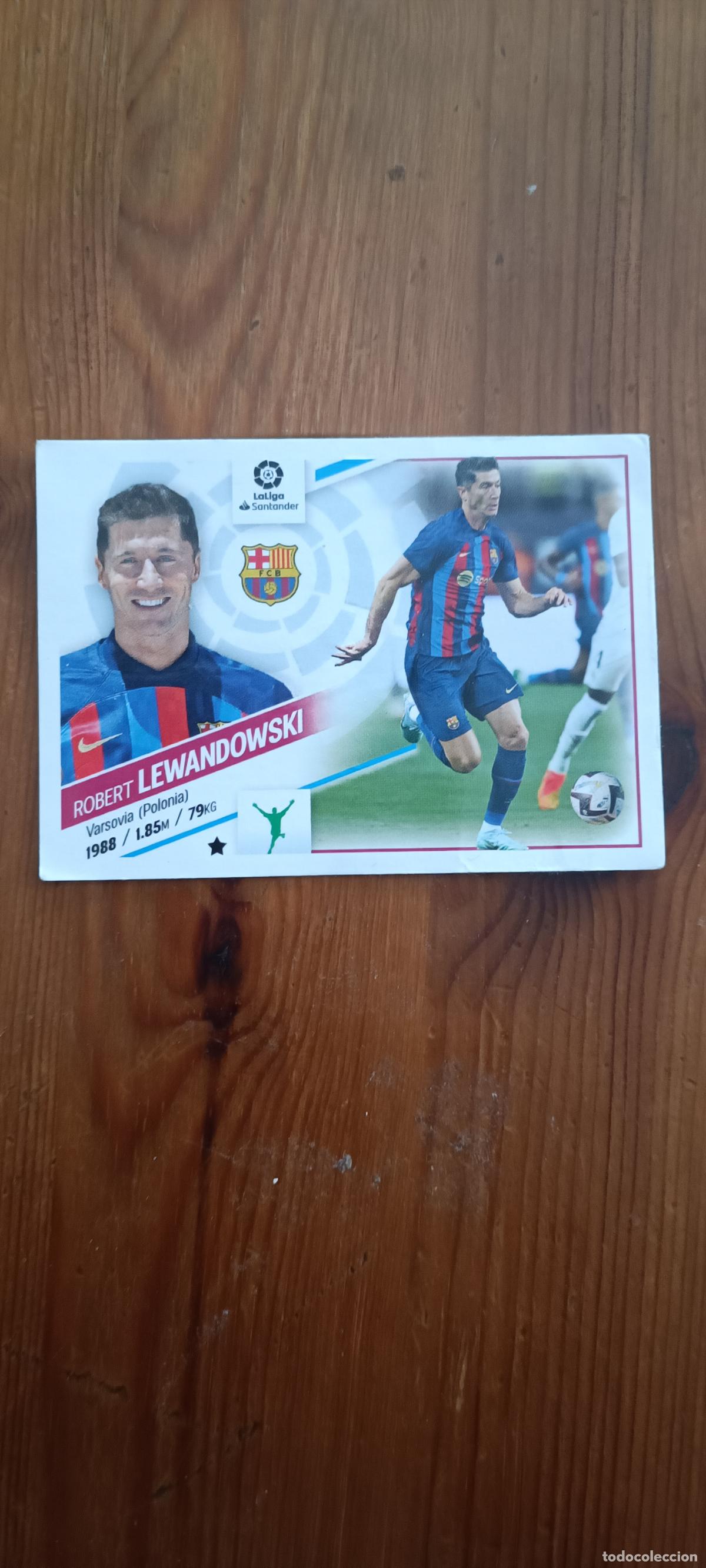 Cartes &agrave; collectionner de Football: Lewandowski Barcelona fichaje 26 liga 2022 2023 22 23 ediciones este
