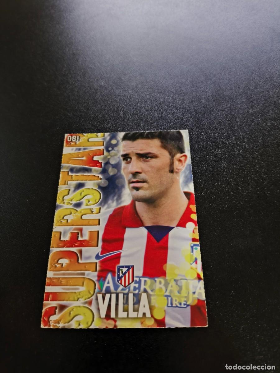 Cartes &agrave; collectionner de Football: 81 VILLA ATLETICO DE MADRID FONDO MATE MUNDICROMO LIGA 2013 2014 13 14 NO PANINI ESTE