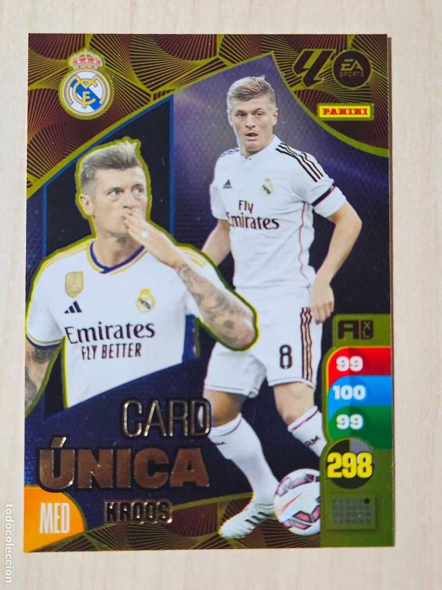 Cartes &agrave; collectionner de Football: ADRENALYN XL KROOS CARD UNICA BARCELONA CROMO LIGA 24 25 2024 2025 PANINI