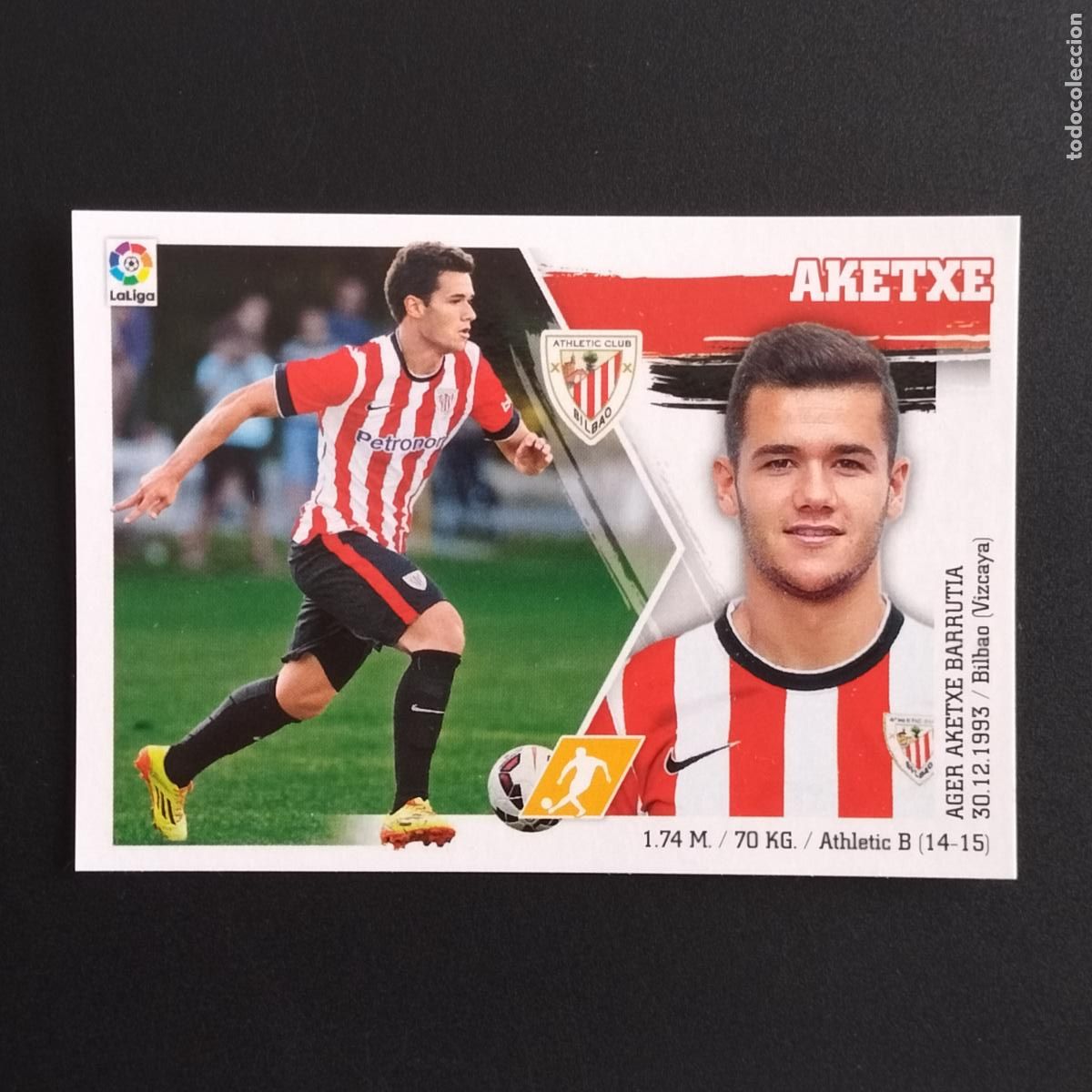 Cartes &agrave; collectionner de Football: 14 BIS COLOCA AKETXE ATHLETIC BILBAO CROMOS EDICIONES ESTE LIGA FUTBOL 2015 2016 15 16
