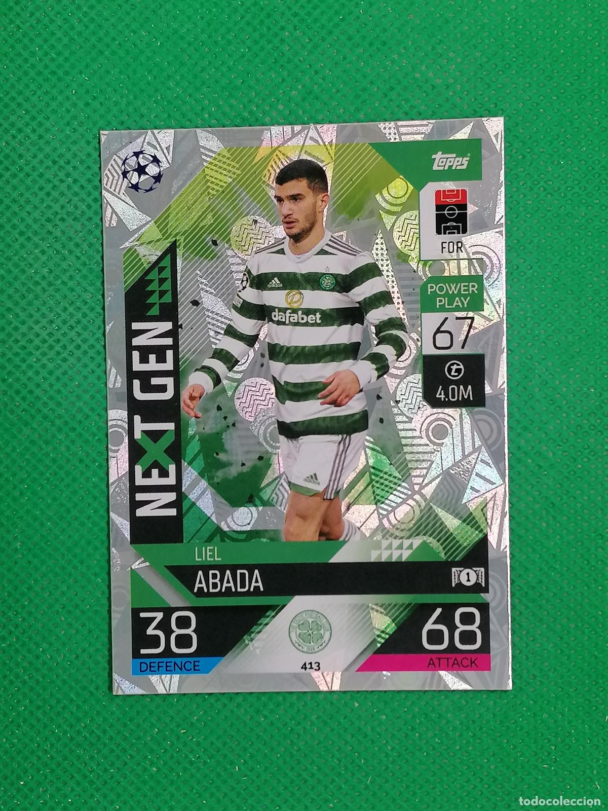 Cromos de F&uacute;tbol: 413 LIEL ABADA CELTIC NEXT GEN ⚽ TOPPS MATCH ATTAX CHAMPIONS 2022 2023 22 23 ⚽
