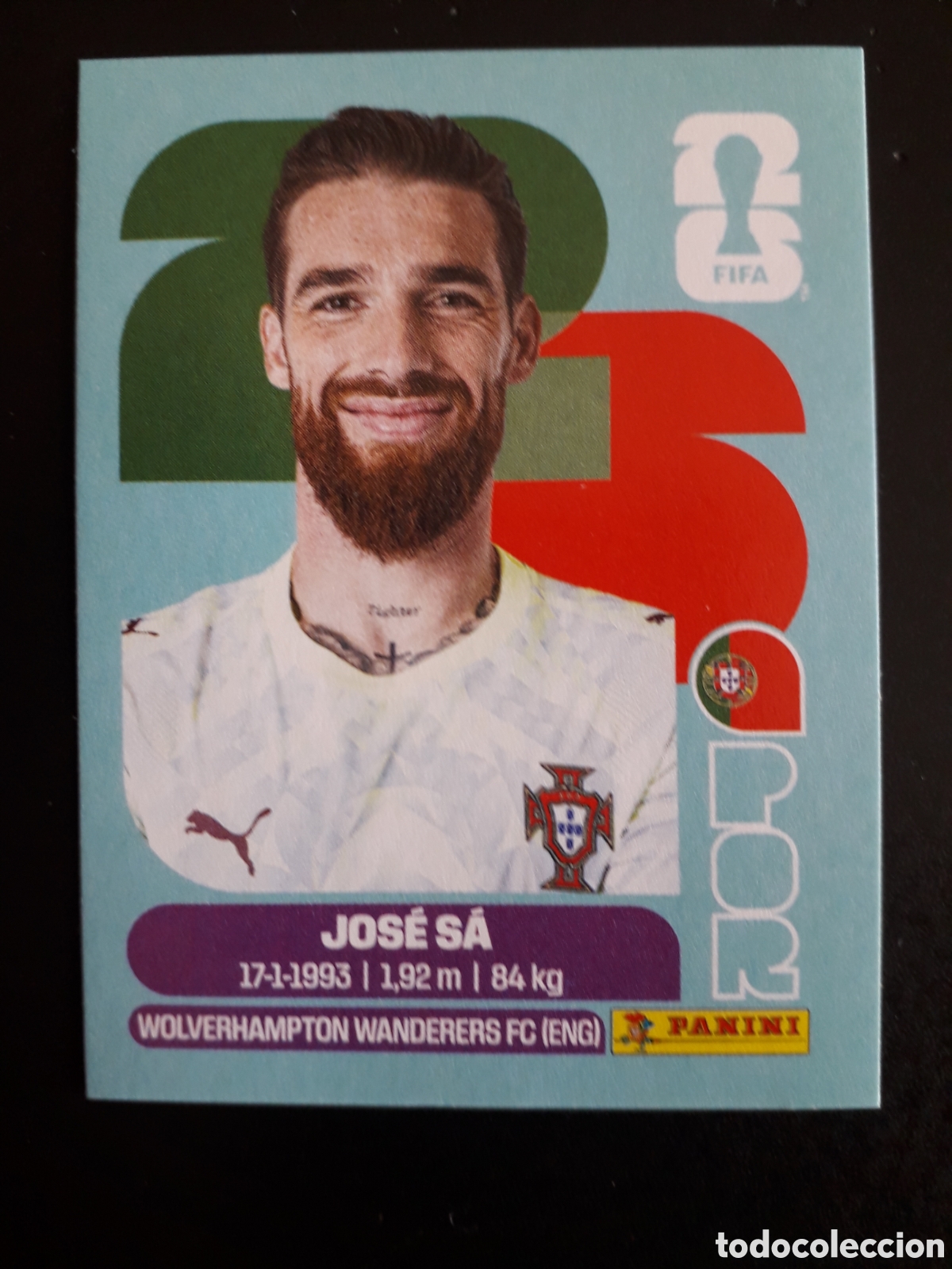 Cromos de F&uacute;tbol: JOS&Eacute; S&Aacute; PORTUGAL POR 3 MUNDIAL F&Uacute;TBOL 2026 FIFA WORLD CUP PANINI SIN PEGAR PEDIDO M&Iacute;NIMO 3&euro;.