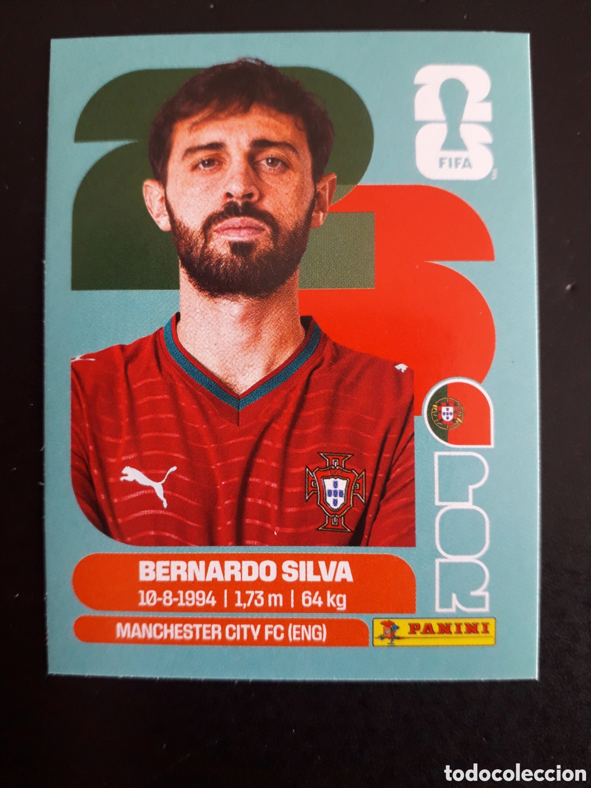 Cromos de F&uacute;tbol: BERNARDO SILVA PORTUGAL POR 9 MUNDIAL F&Uacute;TBOL 2026 FIFA WORLD CUP PANINI SIN PEGAR PEDIDO M&Iacute;NIMO 3&euro;.