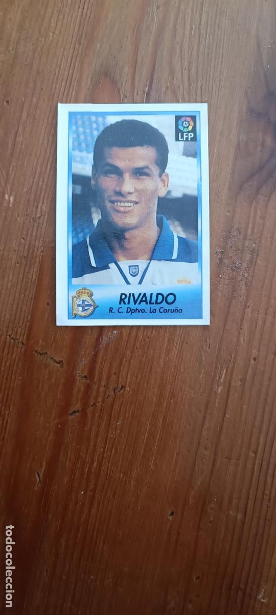 Cromos de F&uacute;tbol: Bollycao 1996 1997 96 97 Rivaldo n&deg; 76 Deportivo Coru&ntilde;a sin pegar